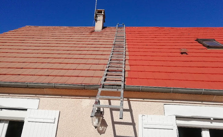 Démoussage de toiture à Bessancourt dans le Val d'Oise